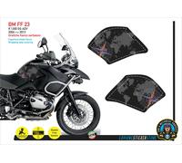 2 Adesivi Fianco Serbatoio Moto R 1200 gs Adventure 06-13 Map Compass Blu FF23