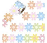 2 adesivi floreali in rame per bacheca, design floreale multicolore per pareti in acheche, finestre, decorazione per la casa, finiture decorative