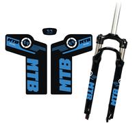 2 Adesivi Forcella MTB ammortizzatori Decalcomanie fox COLORE BLU 53