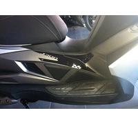 labelbike - 2 Adesivi Gel 3D Protezioni Pedane J 300 Scooter compatibili con KAWASAKI J300