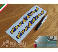 2 adesivi per restauro fiat panda epoca scritte TREKKING pandino