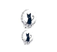 2 adesivi per tatuaggi con succo di gatto alla caviglia e al collo per uomini e donne, tatuaggi semipermanenti, tatuaggi finti realistici, durano 7-15 giorni, tatuaggi temporanei impermeabili, non rif
