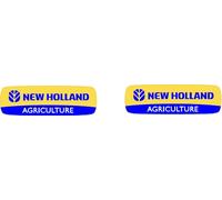 2 adesivi per trattore, 14 x 4 cm, adatti per New Holland, ideali per agricoltori, agricoltori, trattori, bulldog e mietitrebbie