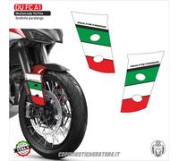 2 Adesivi protezione parafango adatto a DUCATI MULTISTRADA V4 V4s Italia FC A1