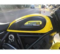 2 Adesivi Resinati 3D DUCATI SCRAMBLER replica full throttle 1° serie per 2°
