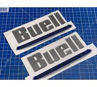 2 Adesivi Resinati Sticker 3D BUELL new serbatoio American Motorcycles