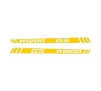 2 Adesivi riflettenti compatibili con Motorrad R 1200 GS Adventure Paramani (Giallo)