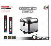 2 Adesivi TOP CASE / BAULETTO ALU BMW R 1200 GS catarifrangente -TP CAT K6