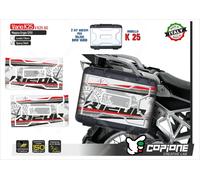 2 Adesivi Valigie Laterali BMW Vario K 25 R 1200 850 800 Red e Black VK25 60