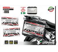 2 Adesivi Valigie Laterali BMW Vario K 50 R 1250 Red e Black VK50 61