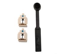 2 aghi di ricambio ATN3600L per giradischi Audio Technica AT-LP60X con punta conica e spazzola per la pulizia