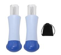 2 aghi in feltro blu, strumenti di feltro per bambole, aghi per timbratura multi-testa, 7 teste per maglieria a mano, utensili da cucito fai da te