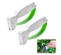 2 Aiguiseur Couteau,Aiguiseur Manuel de Couteau,Aiguiseur de Couteaux de Poche Portable,Affûteur de Lames D'outils de Jardin,Affûteur de Couteaux Portatif pour Couteaux D'extérieur et de Cuisine