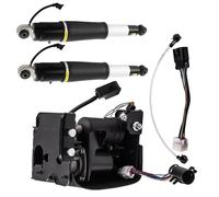 2 Air Suspension Strus + Compressor Pump for Escalade Suburban Tahoe GMC Yukon