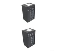 2 alimentatori AC-DC da 220 V a 9 V 10 W isolati, set da 2 pezzi, 9 V DC, alimentazione 220 V AC 1100 mA, alimentatore di rete isolato 9 V 10 W per dispositivi IoT, compatto da 220 V a 9 V 10 W, nero