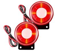 2 allarmi estivi, 12 V, allarme elettronico per la casa, 120 dB, lampeggiante e allarme di sicurezza sirena, sirena per cavi, per casa, garage e commerciali (filo da 26 cm)