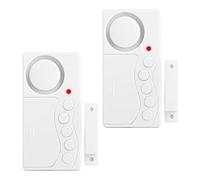 2 allarmi per porta del congelatore, allarme per frigorifero, 3/15/30/60 secondi, ritardo regolabile senza fili, allarme per frigorifero, sensore 4 in 1, allarme aperto per porta, forte 108 dB