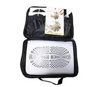 2 Alto Velocità Fans Unghie Aspirazione Polvere Collettore Unghie Aspirapolvere 48W Forte Energia Ricaricabile Salone Manicure Pulizia Estrattore Asciugatrice Attrezzatura Professionale