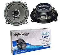 2 ALTOPARLANTI compatibile con PHONOCAR BASIC 66023 coassiali 2 vie da 13,00 cm 130 mm 5" di diametro da 30 watt rms 60 watt max 4 ohm 90 db, a coppia