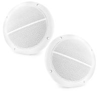 2 ALTOPARLANTI ESTERNO 8 Ohm 16cm 200W DIFFUSORI BIANCHI BARCA PISCINA casse