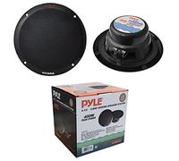 2 altoparlanti PLMR605B sistema 2 vie da 200 watt rms 400 watt max da 16,5 cm di diametro 165 mm 6,5" impermeabili piscina barca hotel, neri, a coppia