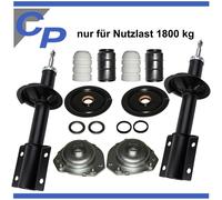 2 Ammortizzatori Anteriori per Fiat Ducato 230 con 2 Supporti Mozzo 1800kg