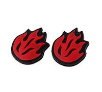 2 ammortizzatori di vibrazioni per racchette da tennis, ammortizzatori in silicone antiurto per corde, rosso