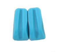 2 ammortizzatori in gomma per ottimizzare il suono e la resistenza agli urti nel fitness (blu)