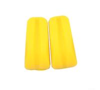 2 ammortizzatori in gomma per ottimizzare il suono e la resistenza agli urti nel fitness (giallo)