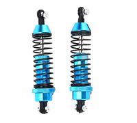 2 ammortizzatori in lega di alluminio da 92 mm per auto RC Blackout XTE, XBE, SC 1/10; ammortizzatori a molla ad alta elasticità con design durevole per prestazioni (Blu)