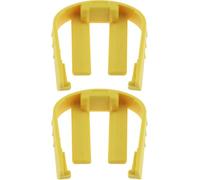 2 anelli prenring ad innesto rapido compatibile con Kärcher K2 K3 K4 K5 K6 K7 - Ricambio per 50373330 - Clip C per idropulitrice ad alta pressione attacco rapido - Giallo