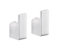 2 Appendiabiti da muro in ottone e Cromall PI27 Gedy serie PIRENEI Cromato