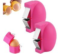 2 apri per guscio d'uovo, apri uova, clip per uova crude, non per uova sode, gadget da cucina per tagliare rapidamente i gusci d'uovo (C-2 pezzi)