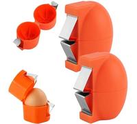 2 apri per guscio d'uovo, per uova crude, non per uova sode, gadget da cucina per tagliare rapidamente i gusci d'uovo (B-2 pezzi)