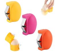 2 apri per guscio d'uovo, per uova crude, non per uova sode, gadget da cucina per tagliare rapidamente i gusci d'uovo (D, 3 pezzi)