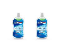 (2) AQUAFRESH COLLUTORIO EXTRA FRESCO 500 ML IGIENE ORALE QUOTIDIANA FRESCO 2...