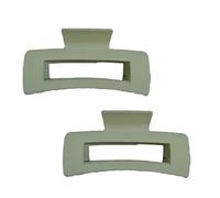 2 artigli per capelli verdi solidi grandi clip forte tenuta grande artiglio barrette accessori per capelli per donne ragazze capelli spessi sottili lunghi senza scivolo forcina quadrata