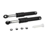 2 aste ammortizzatori con rondella nera con dadi M10 e perno di montaggio 5304485917 adatte per Electrolux WH17X10001