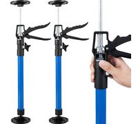 2 aste di supporto telescopiche da 50 cm a 115 cm, capacità 40 kg, asta di supporto telescopica regolabile per terza mano, asta di supporto antiscivolo per la lavorazione del legno, strumento di