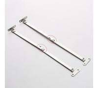 2 aste in acciaio inox per supporto armadio con semplici caratteristiche di installazione (1 coppia)