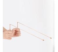 2 aste per rabdomanzia, in rame puro al 99,9%, per trovare tesori d'acqua, strumenti per divinare, esplorare all'aperto