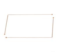 2 aste per sonda in rame puro al 99,9% per una precisione per il rilevamento dell'acqua e gli strumenti di esplorazione dei minerali nella caccia al tesoro