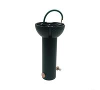 2 aste per ventilatore da soffitto con sfera per appendere la maggior parte | Metallo ad alta resistenza, connessione rapida senza attrezzi, adatta alle principali marche, include filo di messa a terra e