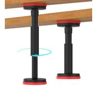 2 aste telescopiche di supporto rapido regolabili da 18 a 45 cm, sistema di supporto per terza mano, capacità di peso 200 kg, staffa di supporto per lavello ad alta durezza, staffa di sollevamento per