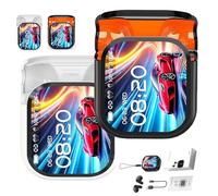 2 auricolari di traduzione Ne20, traduttore auricolare con traduzione in tempo reale, cuffie wireless touchscreen con cancellazione del rumore per ufficio, sport, studio e chiamate audio