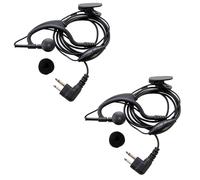 2x HQRP Microfono Auricolare Auricolare per Motorola BPR-40 ECP-100 EP-450...
