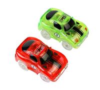 2 Auto a Bagliore a LED Possono Brillare di Notte Compatibili con Altre Auto di Marche (2 Cars)