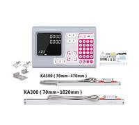 2 AXIS Big Digital Digital Dro Set Kit e 2 PCS 5U. Righello ottico lineare in vetro lineare for tornio for mulino Machin, DRO digitale(KA500 KA300 YH800-2S)