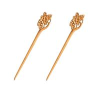 2 bacchette per capelli in legno antico cinese giapponese fatto a mano bacchette in legno vintage retrò intagliato lunga forcella penna scialle spille bastoncini forcine clip mollette, accessori per