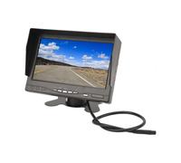 (2) Backup Monitor Display, PAL NTSC Format Rear View Monitor Kit DC 935V Sun Visor Flexible Adjust HD for Pickups (#1)